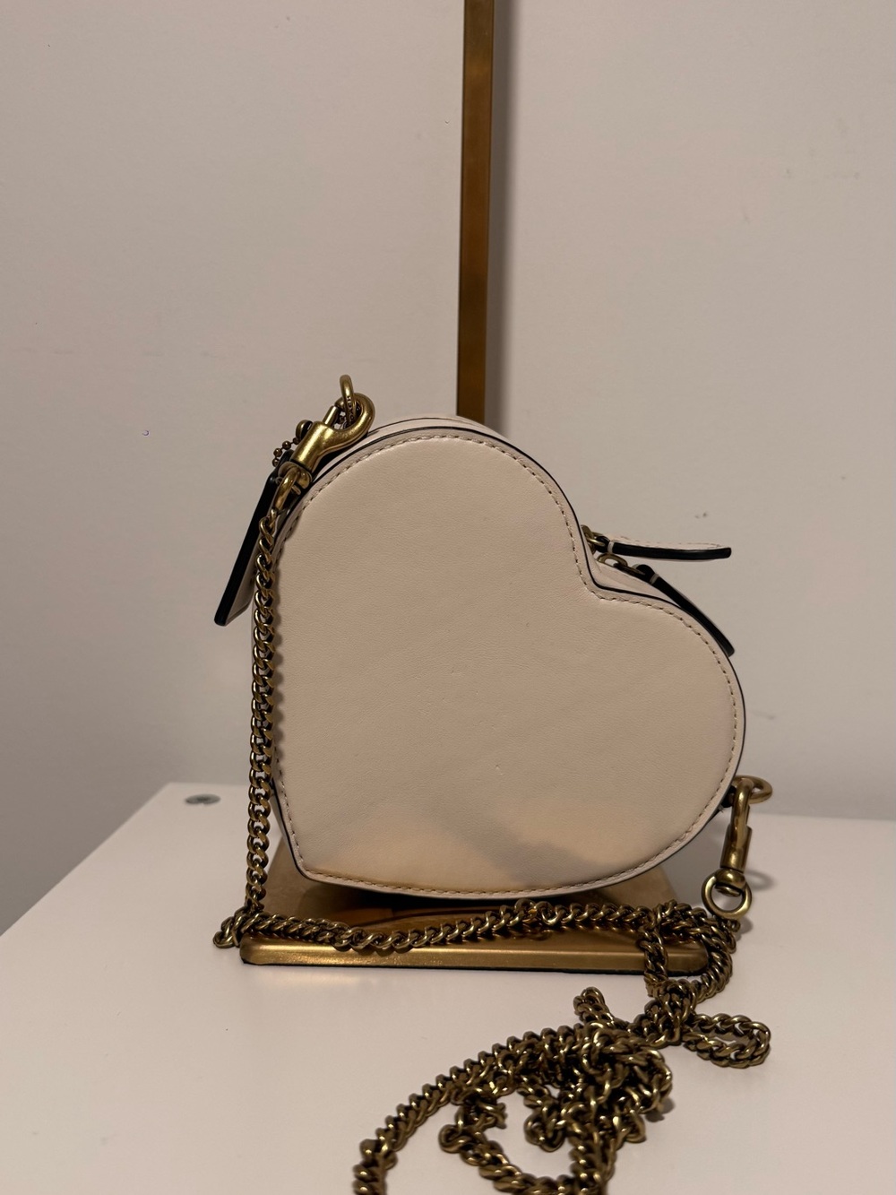 Coach Heart Crossbody Bag with Gold Chain(NWOT) - Picture 4 of 7